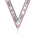 Red/White/Blue 1st Place Snap Clip "V" Neck Medal Ribbon