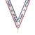Red/White/Blue 3rd Place Snap Clip "V" Neck Medal Ribbon