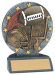 Football Sculpted Resin Trophy