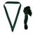 Hunter Green Snap Clip "V" Neck Medal Ribbon