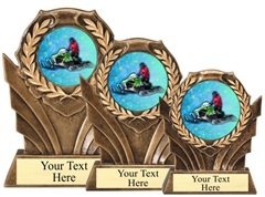 Snowmobile Resin Trophy