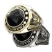 Award Ring Black stone