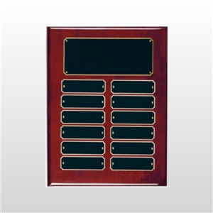 Rosewood Piano Finish Perpetual Plaque