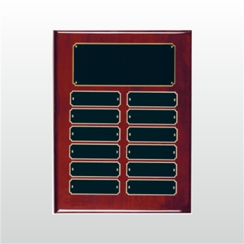 Rosewood Piano Finish Perpetual Plaque