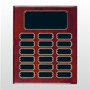 Rosewood Piano Finish Perpetual Plaque
