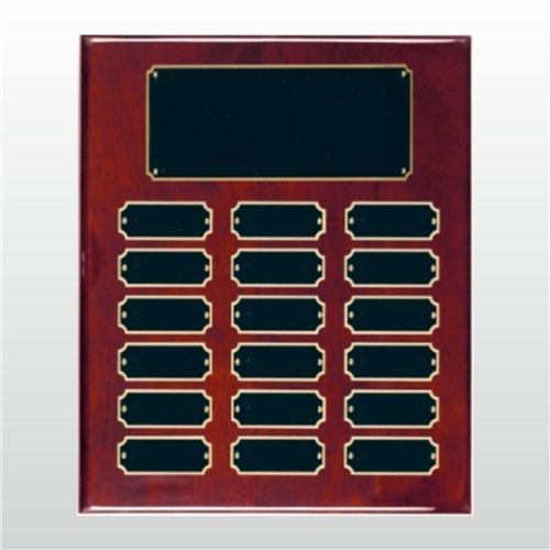 Rosewood Piano Finish Perpetual Plaque
