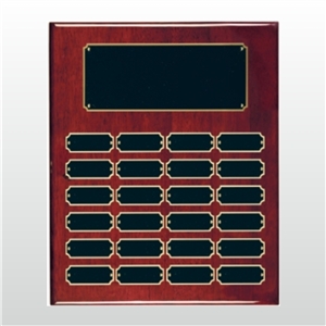 Rosewood Piano Finish Perpetual Plaque
