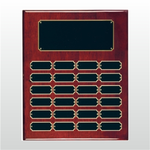 Rosewood Piano Finish Perpetual Plaque