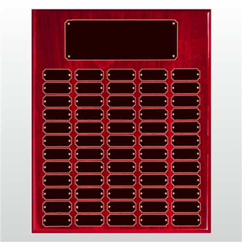 Rosewood Piano Finish Perpetual Plaque