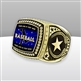 Gigantic Custom Text Champion Baseball Ring