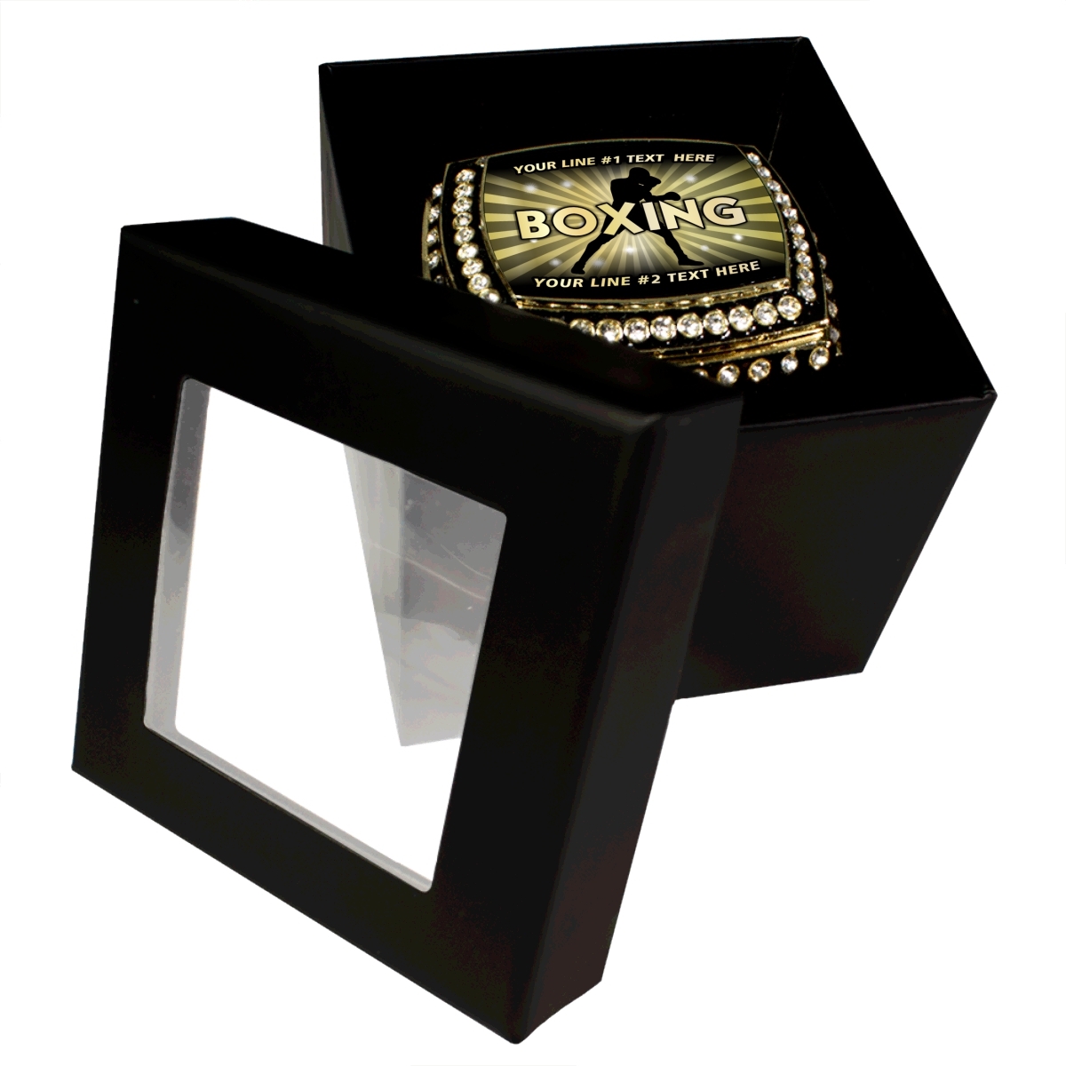Massive Custom Text Champion Boxing Ring