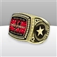 Gigantic Custom Text Champion Cross Country Ring