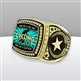 Gigantic Custom Text Champion Cycling Ring