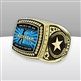 Gigantic Custom Text Champion Ladder Ball Ring