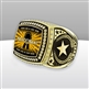 Gigantic Custom Text Champion Participant Ring