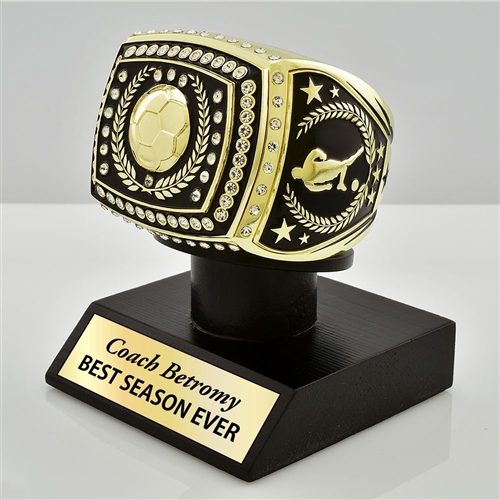 Champion Soccer Award Ring