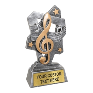 Music Resin Trophy Award