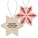 Personalized Wood Snowflake Holiday Ornament