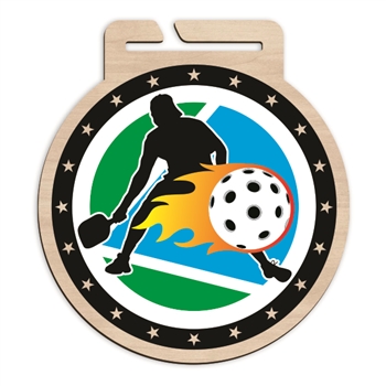 Wood Pickleball Medal | Pickleball Wooden Medal