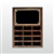 Step Edge Walnut Perpetual Plaque