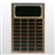 Step Edge Walnut Perpetual Plaque