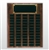 Step Edge Walnut Perpetual Plaque