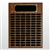 Step Edge Walnut Perpetual Plaque