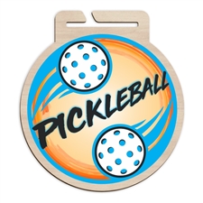 Wood Pickleball Medal | Pickleball Wooden Medal