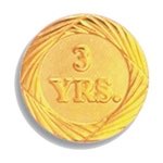 Three Year Service Pin