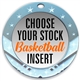 Basketball Full Color Insert Medal