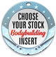 Body Building Full Color Insert Medal