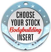 Body Building Full Color Insert Medal