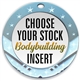 Body Building Full Color Insert Medal