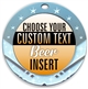 Beer Full Color Custom Text Insert Medal
