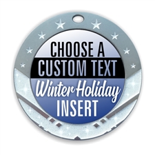 Winter Holiday - CUSTOM TEXT Insert Zephyr-Opal