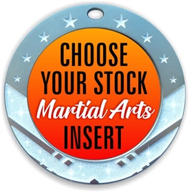 Martial Arts Full Color Insert Medal