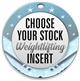 Weight Lifting Full Color Insert Medal