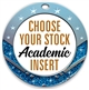 Academic Full Color Insert Medal
