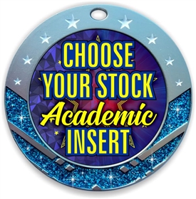 Academic Star Full Color Insert Medal