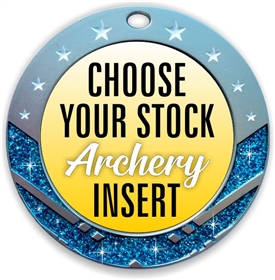 Archery Full Color Insert Medal