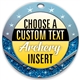 Archery Full Color Custom Text Insert Medal