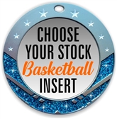 Basketball Full Color Insert Medal