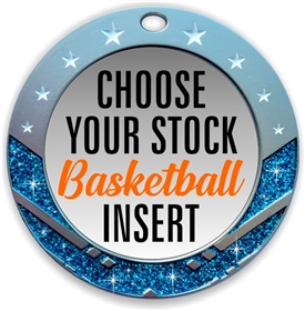 Basketball Full Color Insert Medal