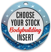 Body Building Full Color Insert Medal