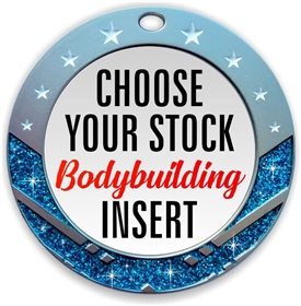 Body Building Full Color Insert Medal