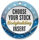 Body Building Full Color Insert Medal