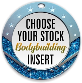 Body Building Full Color Insert Medal