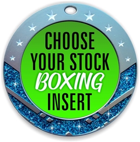 Boxing Full Color Insert Medal