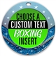 Boxing Full Color Custom Text Insert Medal