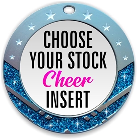 Cheer Full Color Insert Medal